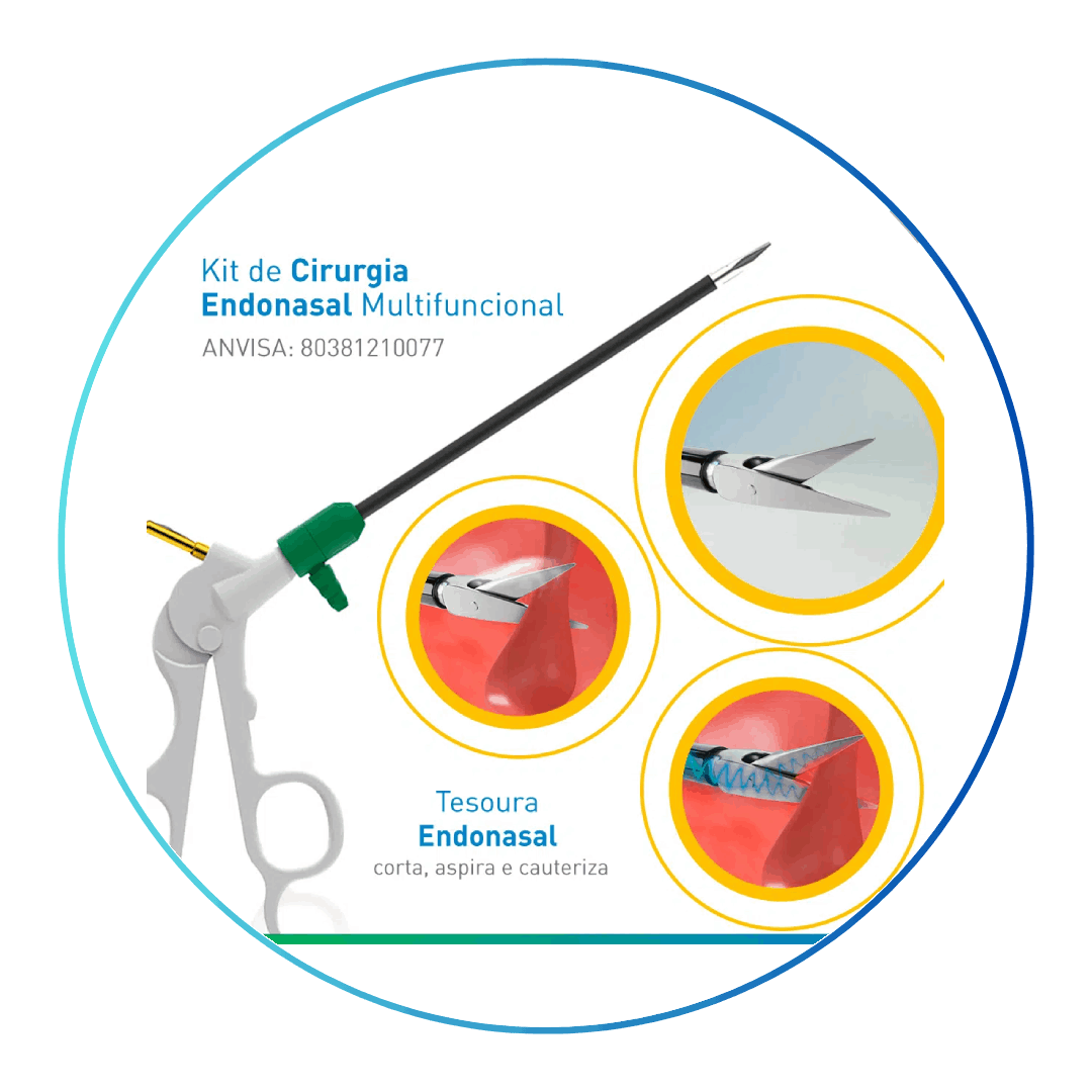 Kit Cirurgia Endonasal Multifuncional - Imagem 4